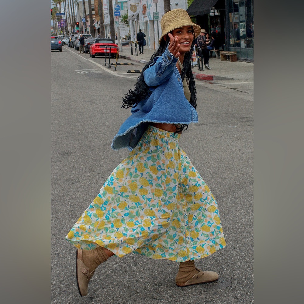 Free People Spell Islamorada Midi Skirt